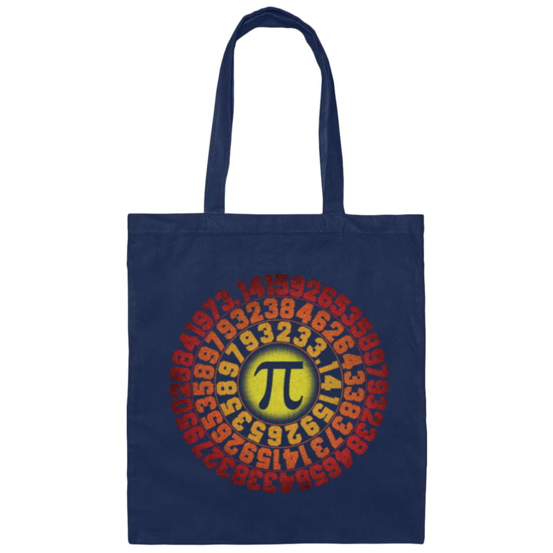 Captain Pi Retro, Pi Day Math Gift, Love Pi, Best Of Pi, Like A Sun Canvas Tote Bag