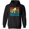 Retro Bocce, Bocce Ball, Bocci Ball, Vintage Boccie Pullover Hoodie