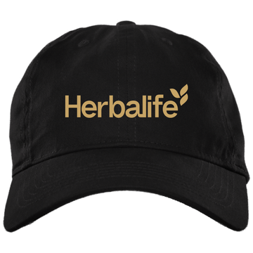 Herbalife New Logo Gold For Dad Cap, Embroidered Dad Cap-HEA02
