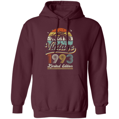 Vintage 1993, Birthday 1993, Retro Birthday, Limited Edition Pullover Hoodie