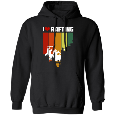 I Love Rafting Hipster Edition, Fantastic Rafting, Rafting Hipster, Best Rafting Gift Pullover Hoodie