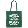 Funny Diesel Mechanic Truck Auto Canvas Tote Bag