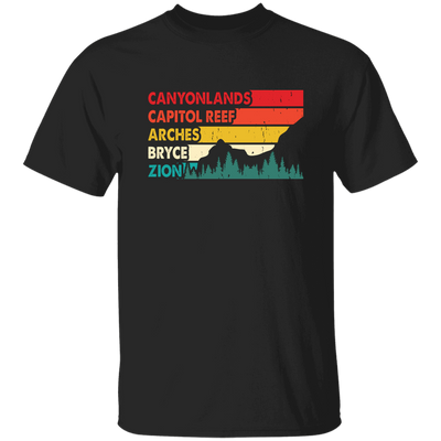 Canyonland, Capitol Reef, Arches, Bryce, Zion, National Park Unisex T-Shirt