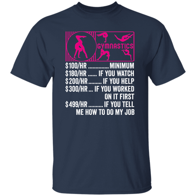 Gymnastics Hourly Rate, Funny Gymnastics, Best Of Gymnastics Unisex T-Shirt