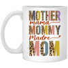 Mother's Day Gifts, Mama Groovy, American Mom, Madre, Mommy White Mug