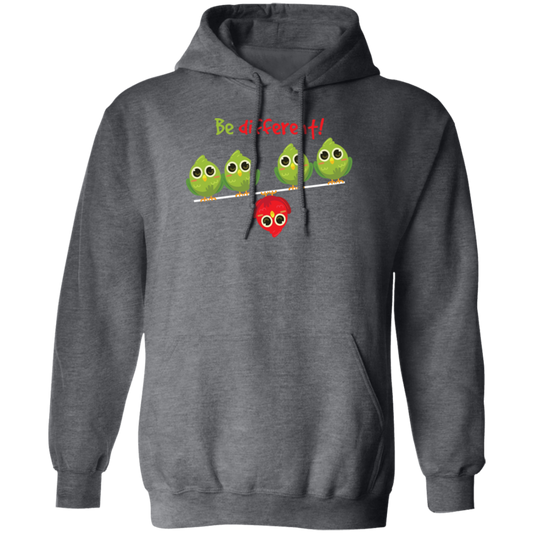 Cute Bird Gift, Funny Bird, Be Different, Different Bird, Be Yourself Pullover Hoodie