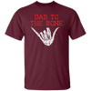 Dad To The Bone, Spooky Skeleton Hand, Funny Halloween, Trendy Halloween Unisex T-Shirt