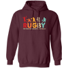 Rugby Lover, Retro Rugby, No Pads, No Helmets, Just Balls Pullover Hoodie