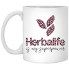 Herbalife New Logo Leopard White Mug