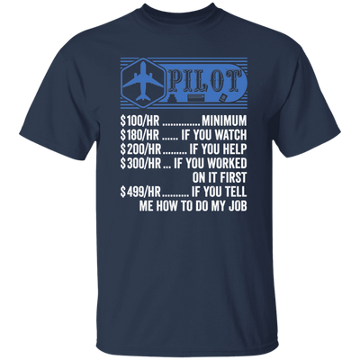 Pilot Hourly Rate, Funny Pilot, Best Of Pilot Unisex T-Shirt