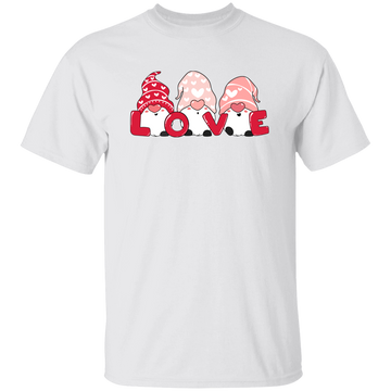 Cute Gnome, Set Of 3 Gnome, Love Gnome, My Love, Valentine's Day, Trendy Valentine Unisex T-Shirt