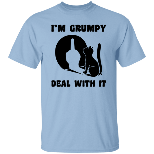 I'm Grumpy, Deal With It, Grumpy Cat, Angry Cat, Grumpy Gift Unisex T-Shirt