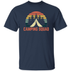 Camping Squad, Nature Lovers, Best Of Camping, Retro Camper Lover Unisex T-Shirt