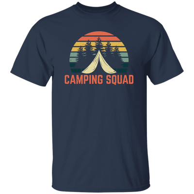 Camping Squad, Nature Lovers, Best Of Camping, Retro Camper Lover Unisex T-Shirt