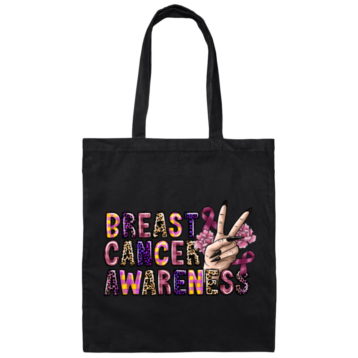 This high quality Breast Cancer Awareness Canvas Tote Bag is perfect for showing your support for a great cause and makes a thoughtful gift for any special occasion. Durable and spacious, this bag is made from eco-friendly canvas and features a "Be Strong" slogan - perfect for spreading awareness.