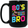 80's Bro, 80s Style, Disco Style, Cassette, Sneakers Black Mug