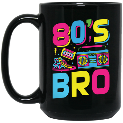 80's Bro, 80s Style, Disco Style, Cassette, Sneakers Black Mug