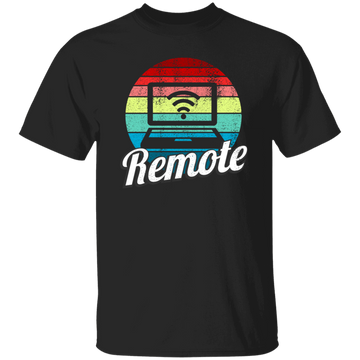 Wifi Lover, Wifi Icon Vintage, Remote Sunset, Cool Gift For Worker Remote From Home Unisex T-Shirt