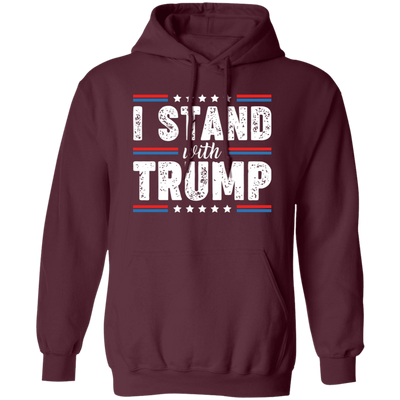 I Stand With Trump, Trump 2024, American Trump, Best Trump Pullover Hoodie