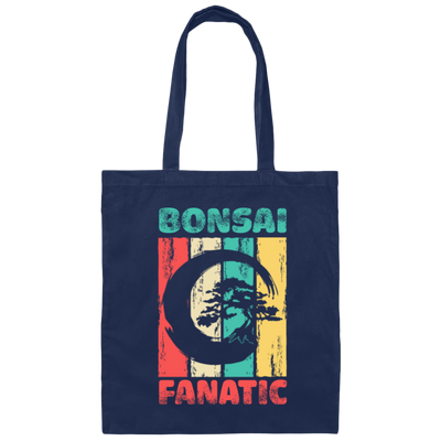 Bonsai Fanatic Retro, Vintage Bonsai, Bonsai Lover, Best Bonsai Gift Canvas Tote Bag