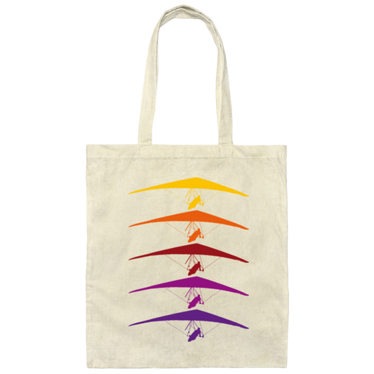 Hang Glider Retro Perfect Gift For Passionate Hang-gliders Kite Tandem Flight Canvas Tote Bag