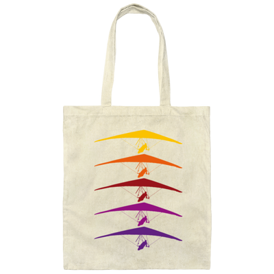 Hang Glider Retro Perfect Gift For Passionate Hang-gliders Kite Tandem Flight Canvas Tote Bag