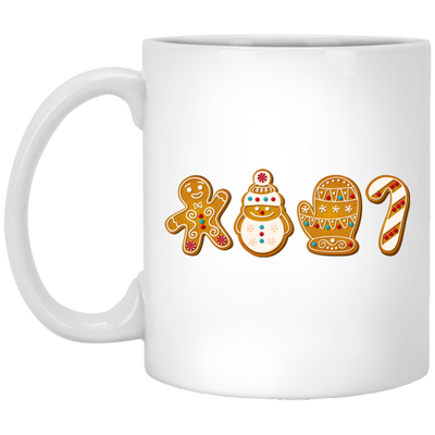 Christmas Cookie, Gingerbread, Snowman Cookie, Merry Christmas, Trendy Christmas White Mug