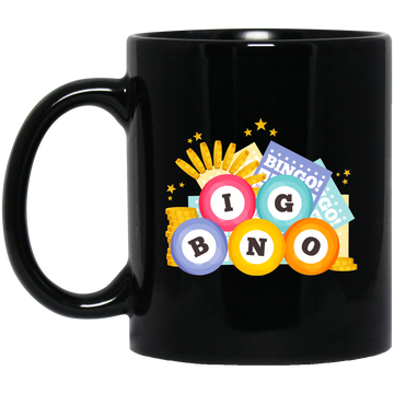 Bingo Game, Love Bingo, Best Bingo, Win The Lottery, Better Life Black Mug