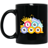 Bingo Game, Love Bingo, Best Bingo, Win The Lottery, Better Life Black Mug