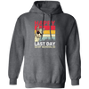 Alpaca Llama Vintage, Happy Last Day Of School Pullover Hoodie