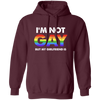 I'm Not Gay, But My Girlfriend Is, LGBT Pride's Day Gifts Pullover Hoodie