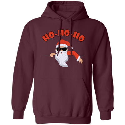 Ho Ho Ho, Funny Santa Claus, Cool Santa, Santa Jump To The House, Merry Christmas, Trendy Christmas Pullover Hoodie