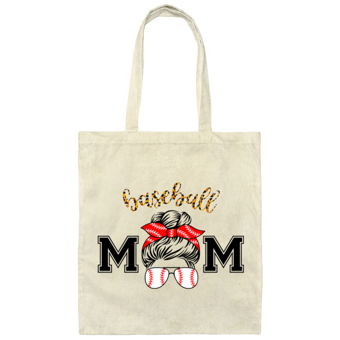 Basaball Lover, Love Mom Gift, Best Gift For Mother's Day Canvas Tote Bag