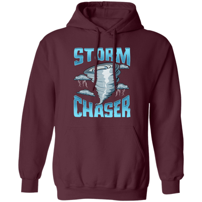 Cute Storm Chaser, Severe Tornado, Weather Tornado Obsessed Pullover Hoodie