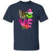 Love Grinch, Pink Grinch, Funny Love Grinch, Trendy Grinch, Merry Christmas, Trendy Christmas Unisex T-Shirt