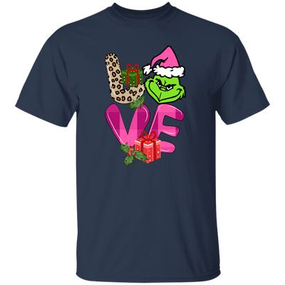 Love Grinch, Pink Grinch, Funny Love Grinch, Trendy Grinch, Merry Christmas, Trendy Christmas Unisex T-Shirt