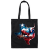 Love Texas, Cow In Texas, Best Of Texas, Best Cow Lover Gift, Texas Cow Canvas Tote Bag