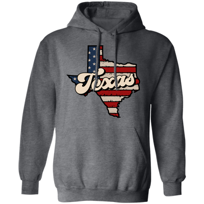 Texas State, Retro America, Retro Texas, Cowboy Style Pullover Hoodie