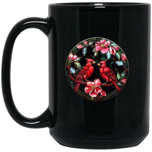 Raven Bird, Red Bird, Raven Claw, Gothic Raven Black Mug