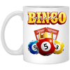 Bingo Queen, Love Bingo, Lottery Ticket, Win Lottery White Mug