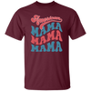 Retro Mama, American Mama, Mother America, Mommy Unisex T-Shirt