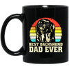 Best Dashpunch Dad Ever, Love Dashpunch, Gift For Dad, Best Dad Gift Black Mug