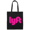 Lyft Gift, Lyft Driver, Lyft Design, Gift For Lyft Driver Canvas Tote Bag