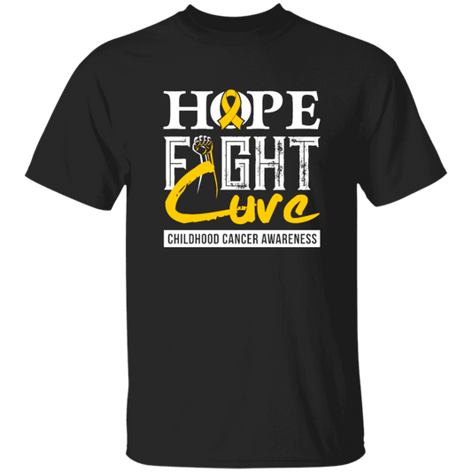 Childhood Cancer Awareness, Hope Fight Cuve, Healing Childhood Unisex T-Shirt