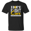 Childhood Cancer Awareness, Hope Fight Cuve, Healing Childhood Unisex T-Shirt