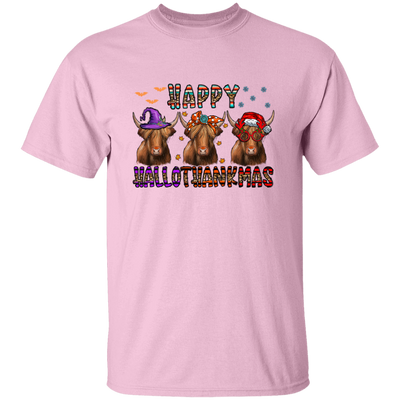 Happy Halloween Happy Thanks Giving Merry Christmas 3 Buffallo Unisex T-Shirt