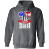 American Flag, All American Bro, American Sunglasses Pullover Hoodie