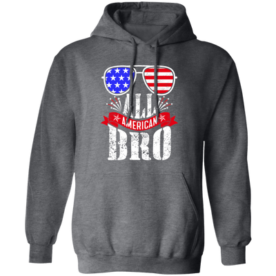 American Flag, All American Bro, American Sunglasses Pullover Hoodie