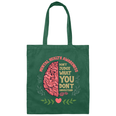 Stigma Matters Mental Illness Gift Mental Health Canvas Tote Bag