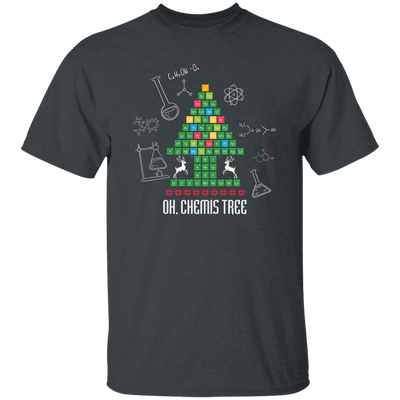 Oh Christmas, Chemis-Tree, Chemical Xmas, Chemical Board, Merry Christmas, Trendy Christmas Unisex T-Shirt